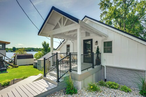 Montpelier Lake House w/ Deck, Dock & Fireplace!