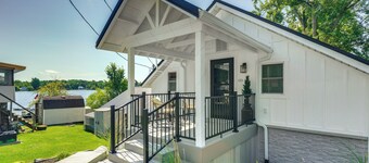 Montpelier Lake House w/ Deck, Dock & Fireplace!