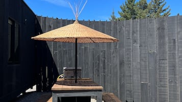 Superior Cabin, Terrace, Courtyard View | Terrace/patio