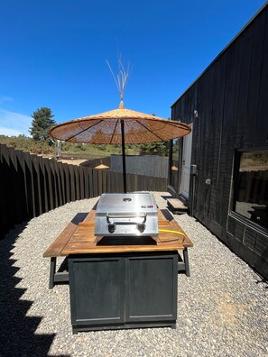 Cabin, Terrace, Courtyard View | Terrace/patio - Bomar Lodge (Navidad)