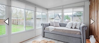 Modern Cozy Cottage 2mins from lake/family friendly w fire pit! 1hr from Toronto
