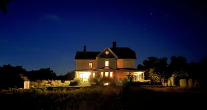 A Block Island landmark with historic charm, gardens, long water views