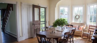 A Block Island landmark with historic charm, gardens, long water views