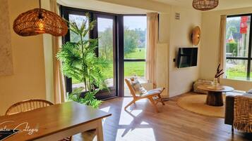 Smart TV, table football, books