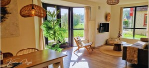 Smart TV, foosball, books