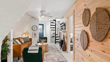 TV connectée, cheminée