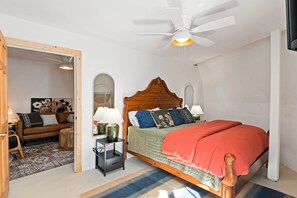 3 dormitorios, tabla de planchar con plancha, wifi gratis y ropa de cama