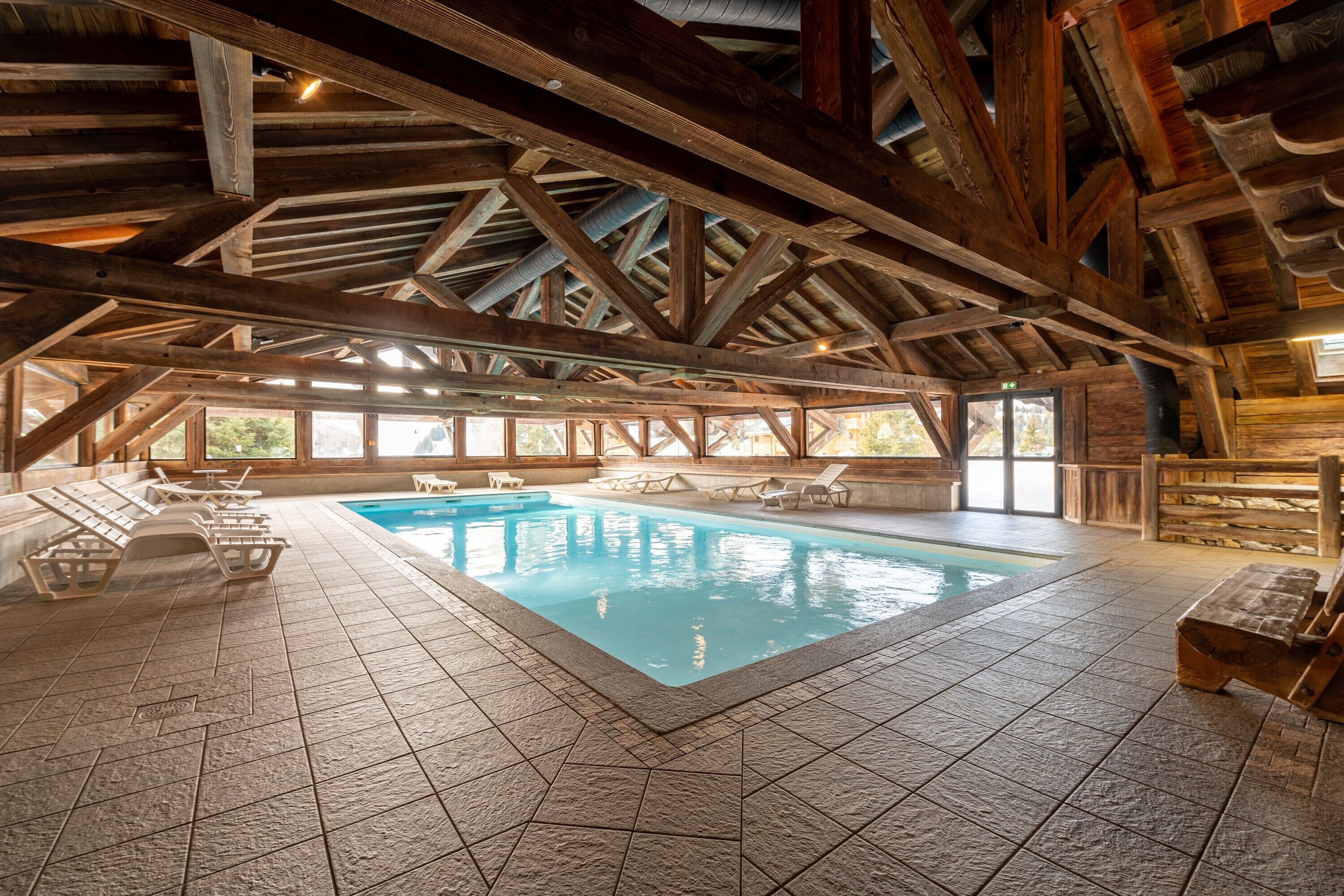 Indoor pool, a heated pool