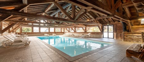 Indoor pool, a heated pool
