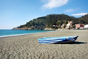 En la playa 