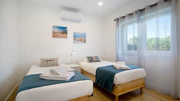 2 habitaciones, wifi gratis y ropa de cama