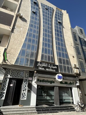 Majoituspaikan julkisivu