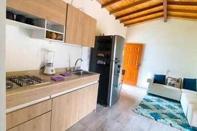 Cabaña con Jacuzzi y Excelente Vista