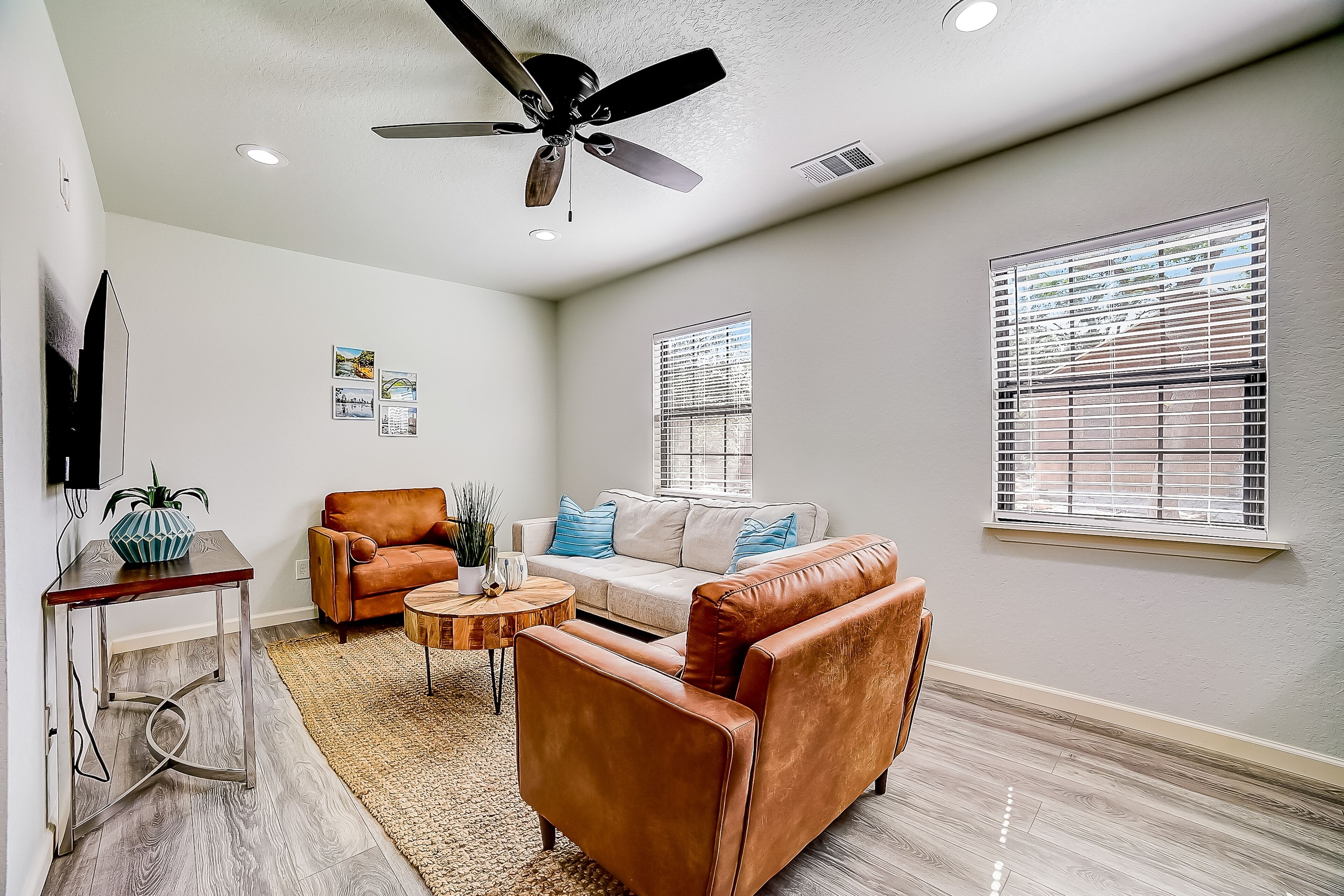 Spacious property with four cabins, decks, grills, & open layouts - dog-friendly