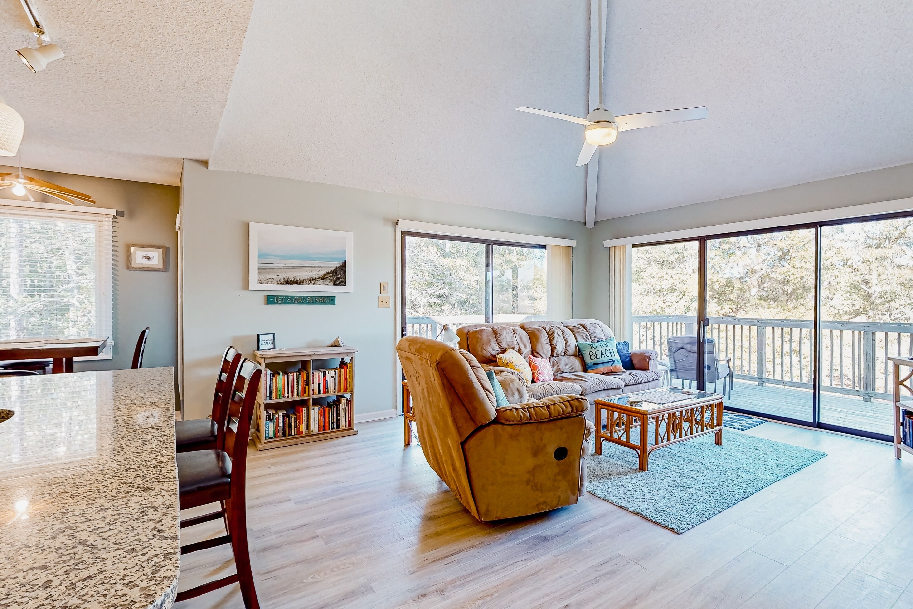 Golf-and-beach resort condo with pool, tennis, & private W/D