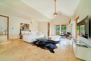 Villa, Multiple Bedrooms, Accessible, Smoking | Living area | Books - Srvittinivillas Agp36 / Spacius / Confortable Luxury Villa/ Family/ Team/ Cdc (La Romana)