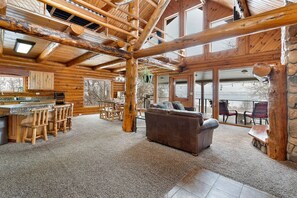 Interior - Majestic lake views on 20 private acres with hot tub (Fish Haven)