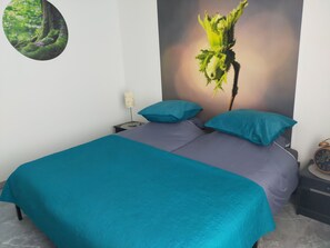 2 chambres, bureau, fer et planche Ă repasser, Wi-Fi