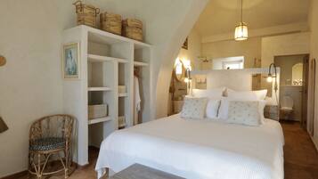 Elite-Zimmer, Terrasse, Gartenblick | BettwÀsche aus Àgyptischer Baumwolle, hochwertige Bettwaren