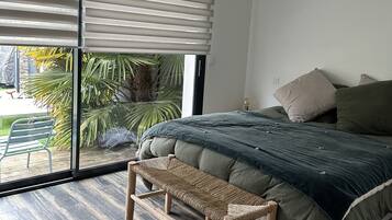 4 slaapkamers, een strijkplank/strijkijzer, wifi, beddengoed