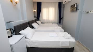 Deluxe-íbúð - 1 svefnherbergi | 7 svefnherbergi, skrifborð, hljóðeinangrun, straujárn/strauborð