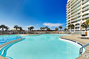 Pool - 3rd-floor Barefoot Resort condo with on-site pools, hot tub, & nearby golf (North Myrtle Beach)