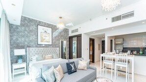 Unclassified image, 3 of 11, button - Lux Holiday Home Dubai Silverene Studios (Dubai)