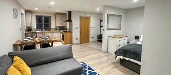 A lovely modern annexe nestled in the village of Guilsfield.
