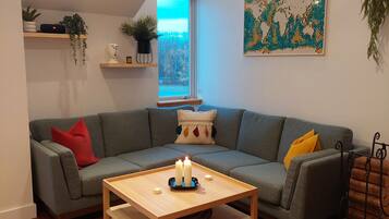 TV connectée, cheminée