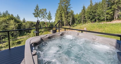 Custom modern home near Olympic National Park