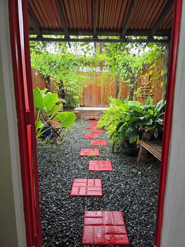 Enceinte de l’hébergement