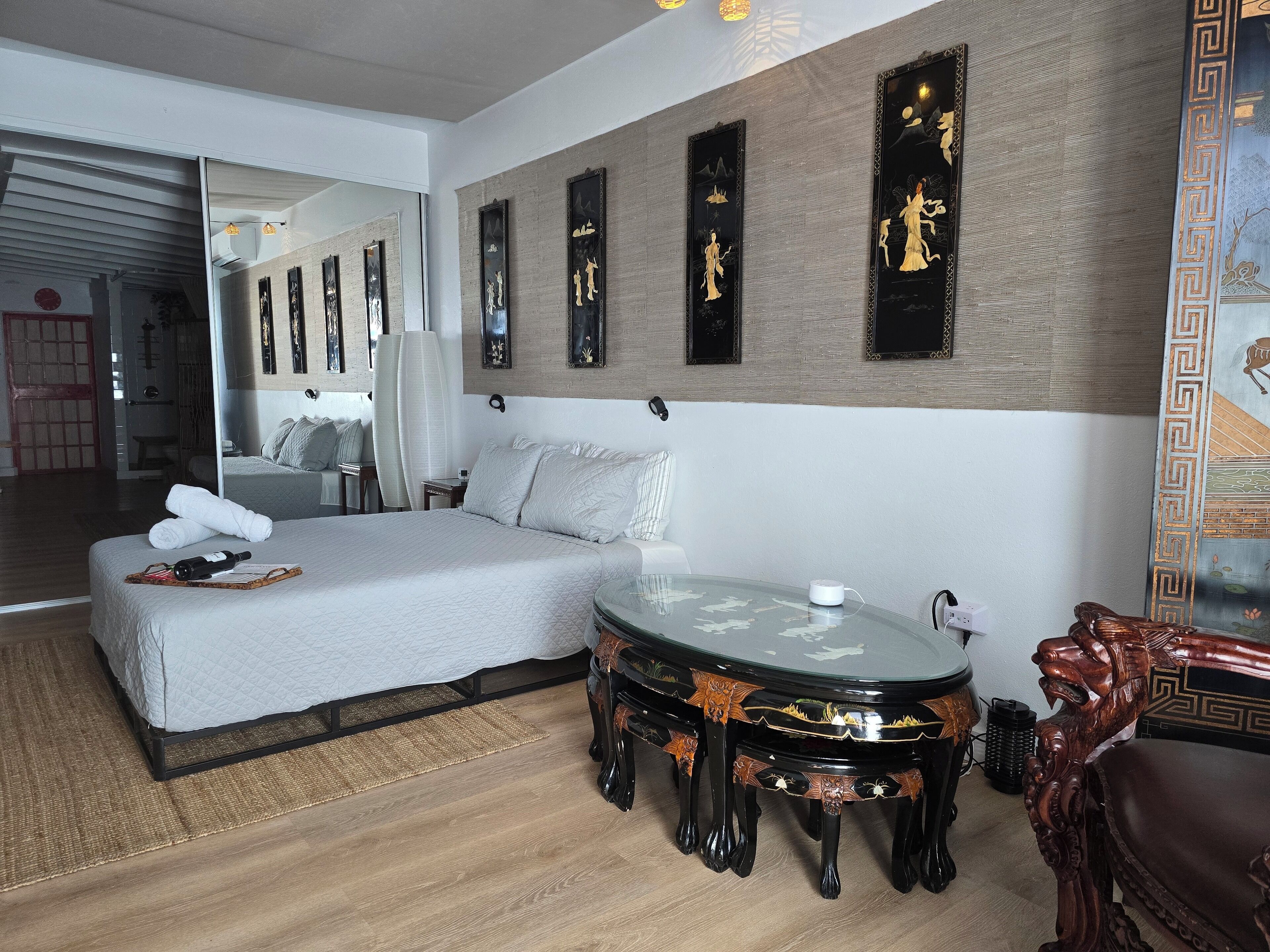 1 soverom, strykejern/-brett, wi-fi og sengetøy