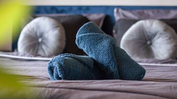 1 slaapkamer, een kluis op de kamer, een strijkplank/strijkijzer