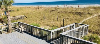 BEAUTIFUL OCEAN FRONT CONDO in Cherry Grove Beach. Best views of the beach! 