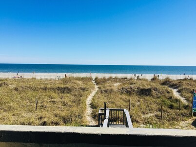BEAUTIFUL OCEAN FRONT CONDO in Cherry Grove Beach. Best views of the beach! 