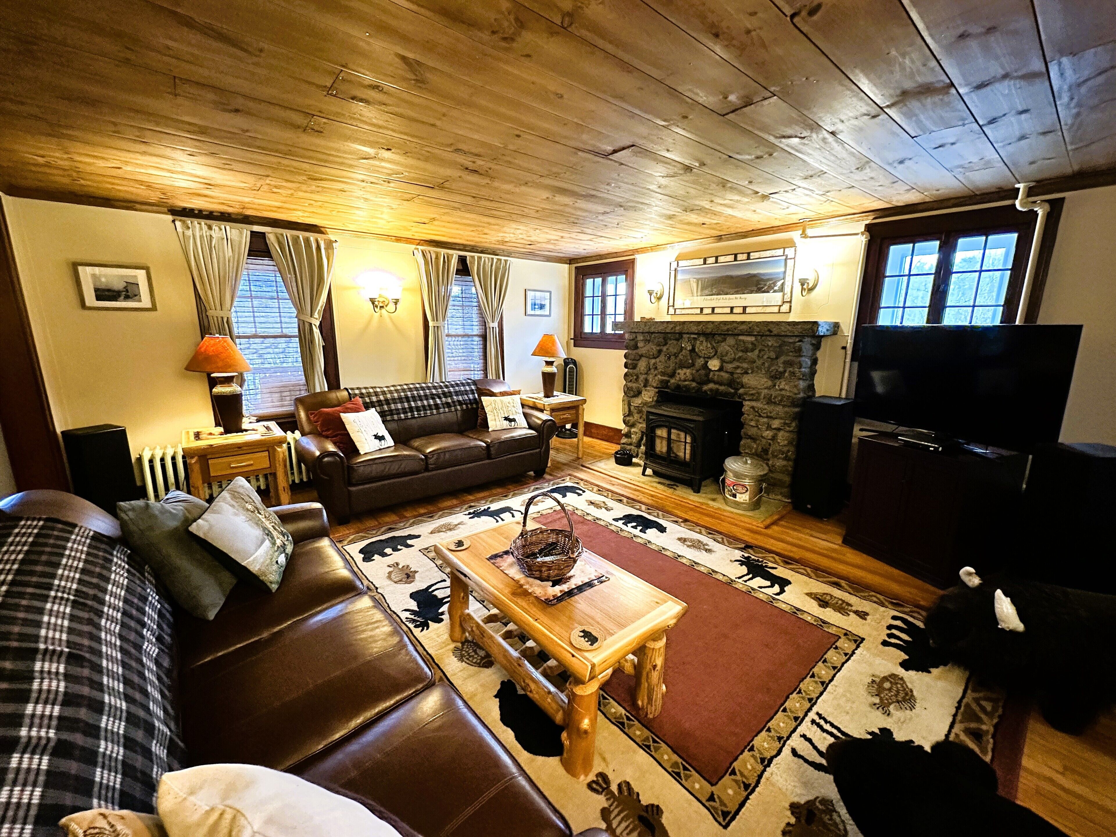 Smart-TV, Kamin, Videospiele, DVD-Player
