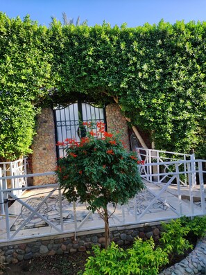 Property grounds - Extremely private Villa with pool and garden, access to private beach. (Hurghada)