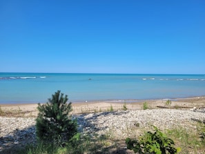 Sun-loungers, beach towels