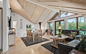 TV, fireplace, DVD player, stereo