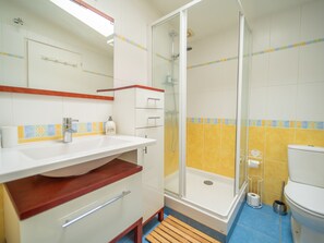 Chuveiro, secador de cabelo