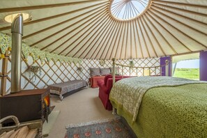 1 makuuhuone, vuodevaatteet