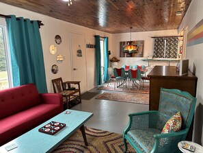 Smart-TV, peis og stereoanlegg