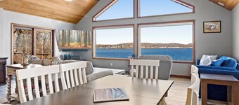 Lookout on Waters Edge; Oceanfront home in Owls Head