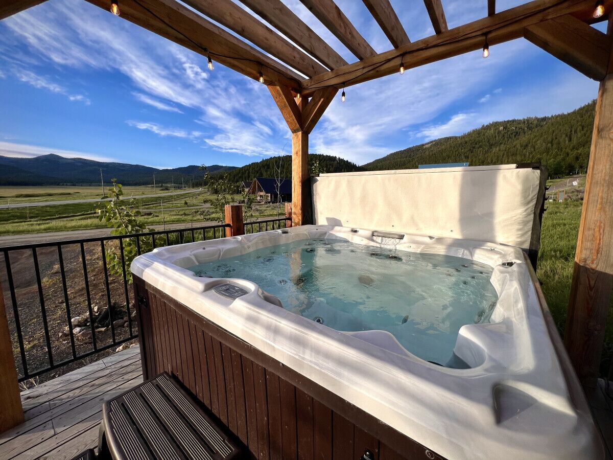 Bain à remous extérieur