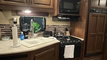 Microwave, oven, stovetop