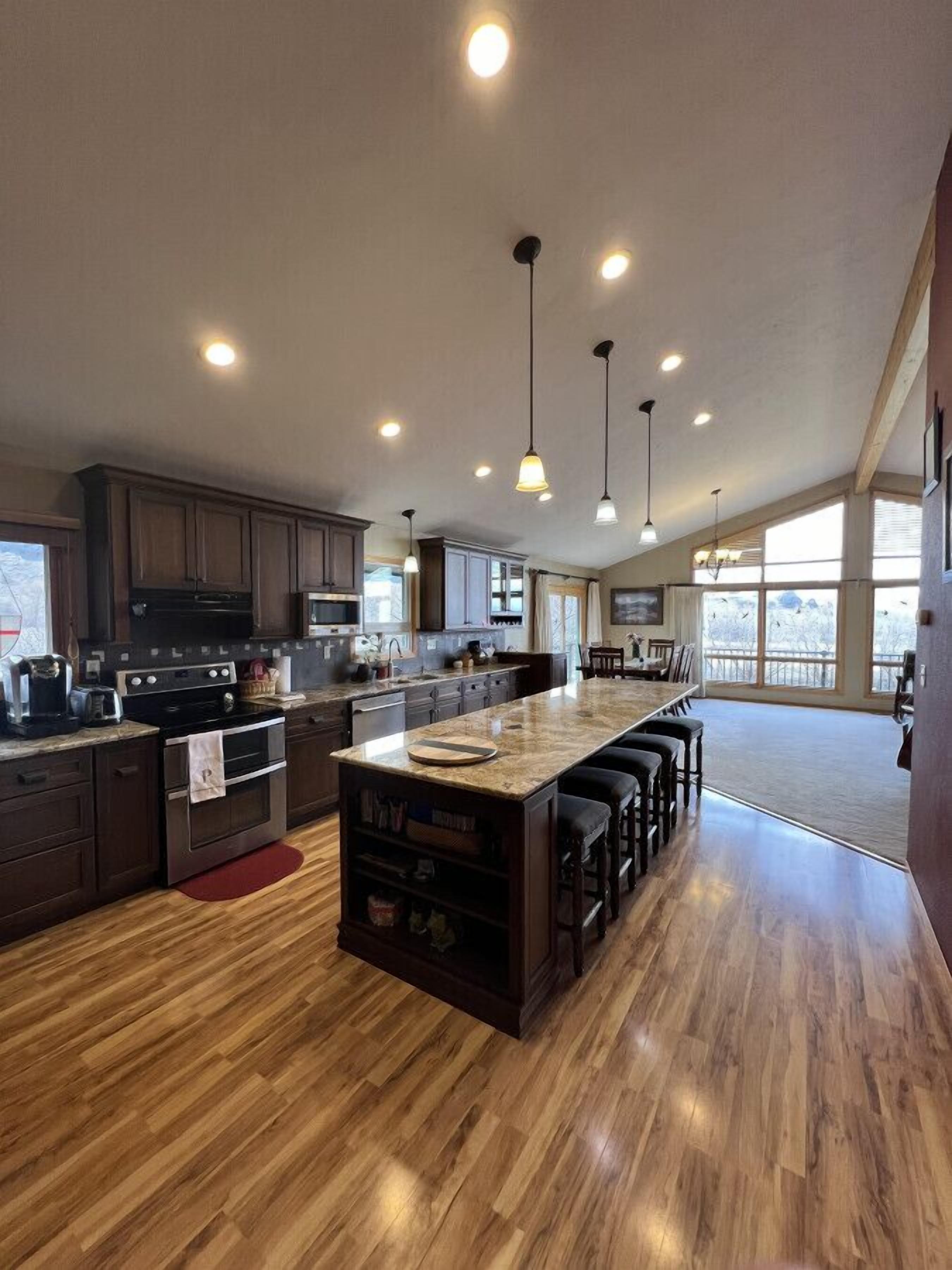 Gorgeous kitchen with views