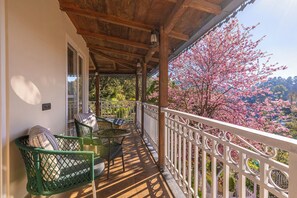 Habitación presidencial, vistas a la montaña | Balcón