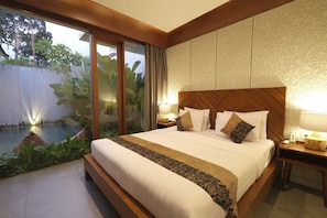 2 bedrooms, minibar, desk, bed sheets - Lavilla 9 (Sukawati)