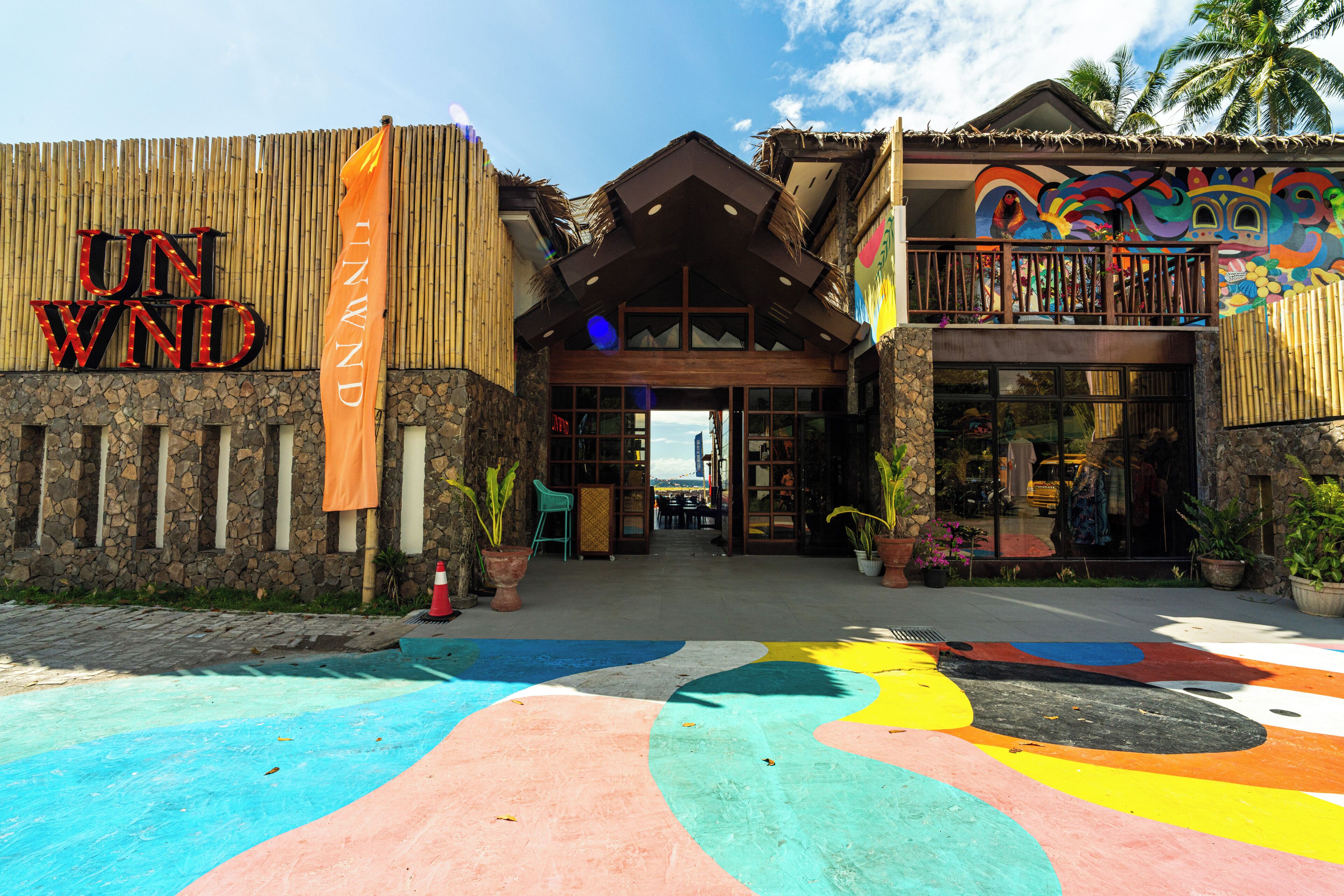 Vista frontal de la propiedad