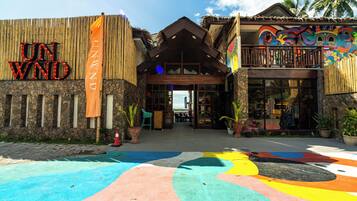 Majoituspaikan julkisivu